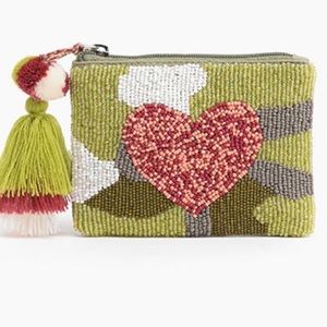 America & Beyond Olive Love Coin Purse Trio